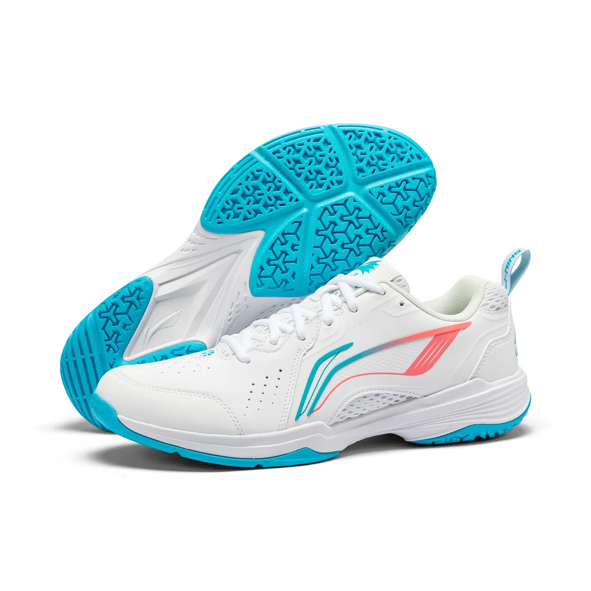 Кроссовки Li-Ning Almighty 2.0 AYTU001-2, белые с голубым — фото 6