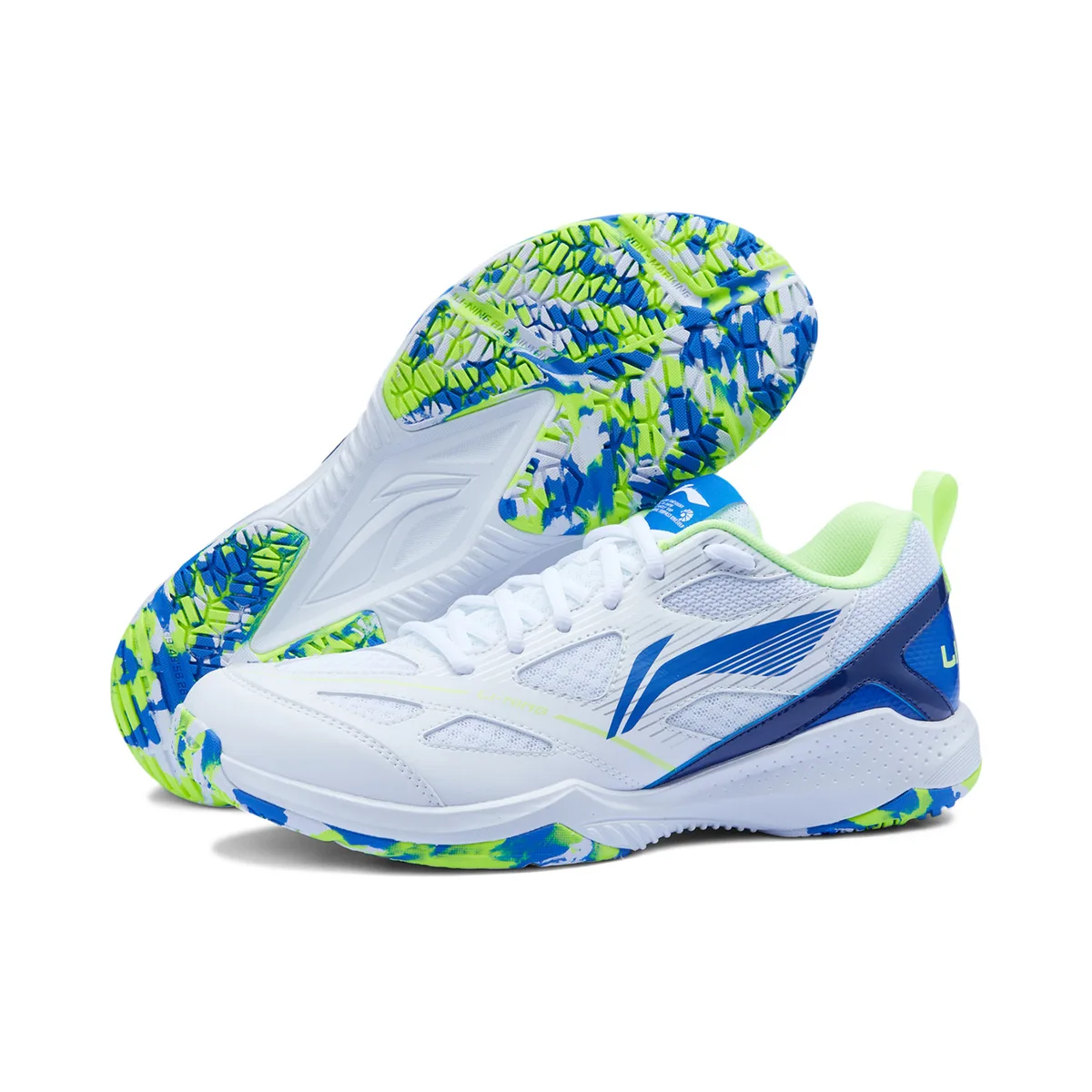 Кроссовки Li-Ning Blast Lite AYTU025-2, бело-синие — фото 4