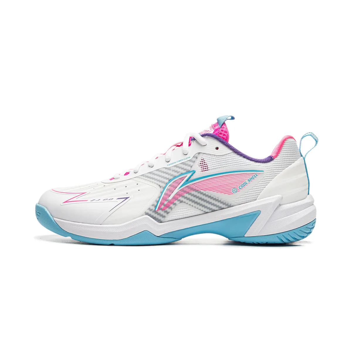 Кроссовки Li-Ning ZJ 2.0 AYZU019-2, белые с розовым