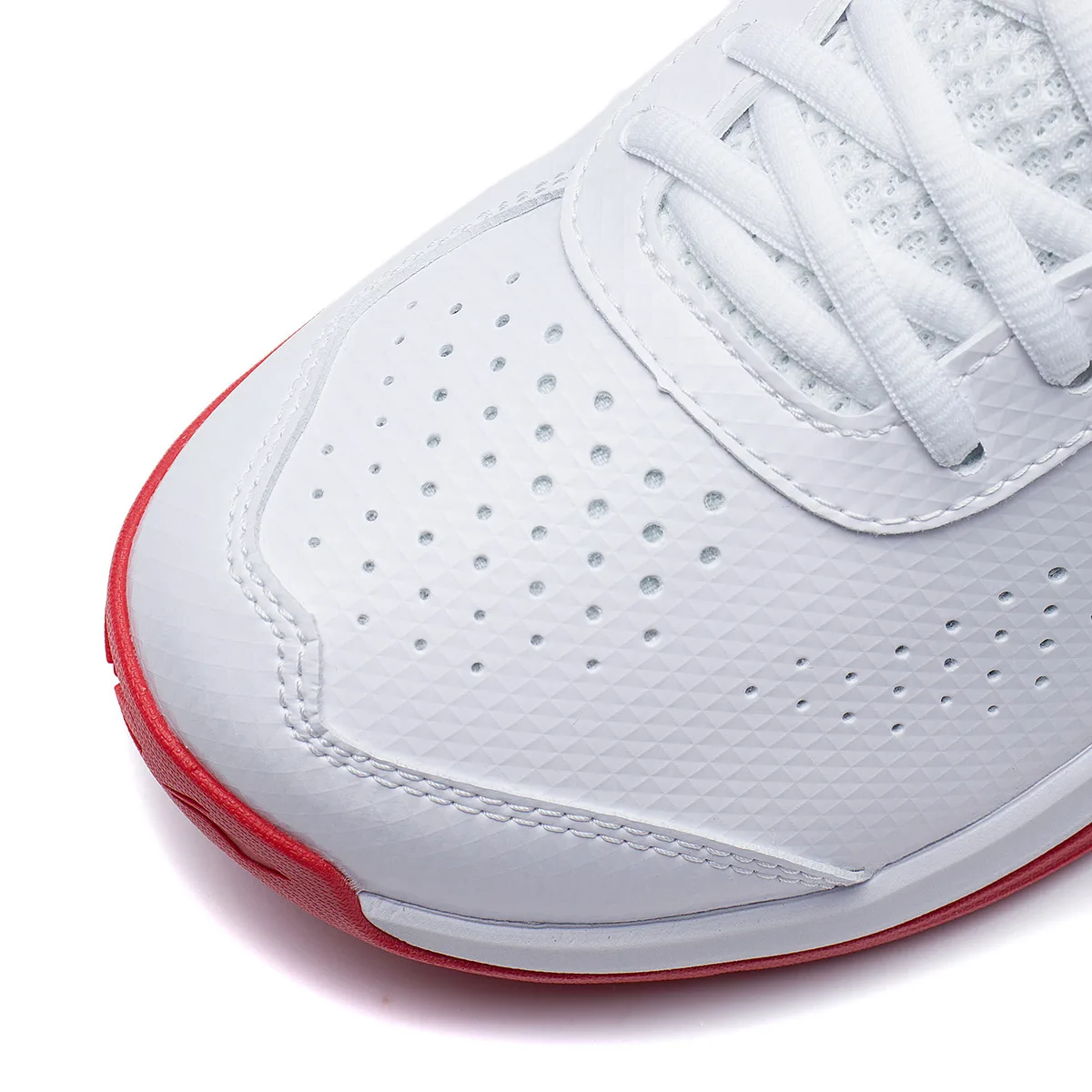 Кроссовки Li-Ning Protector 4.0 AYTS020-6, белые с синим и красным — фото 8