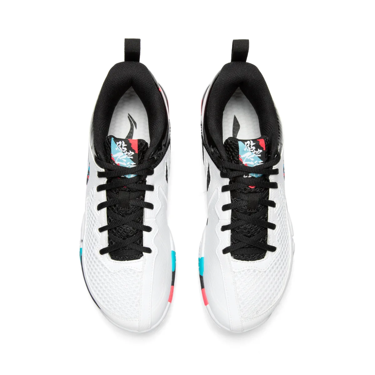 Кроссовки Li-Ning Saga II Lite AYTT003-2, белые с черным — фото 5