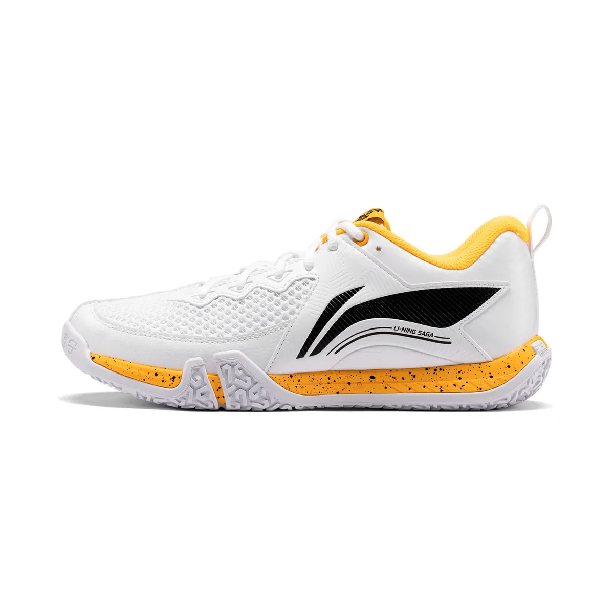 Кроссовки Li-Ning Saga II Lite AYTT003-3, белые с желтым