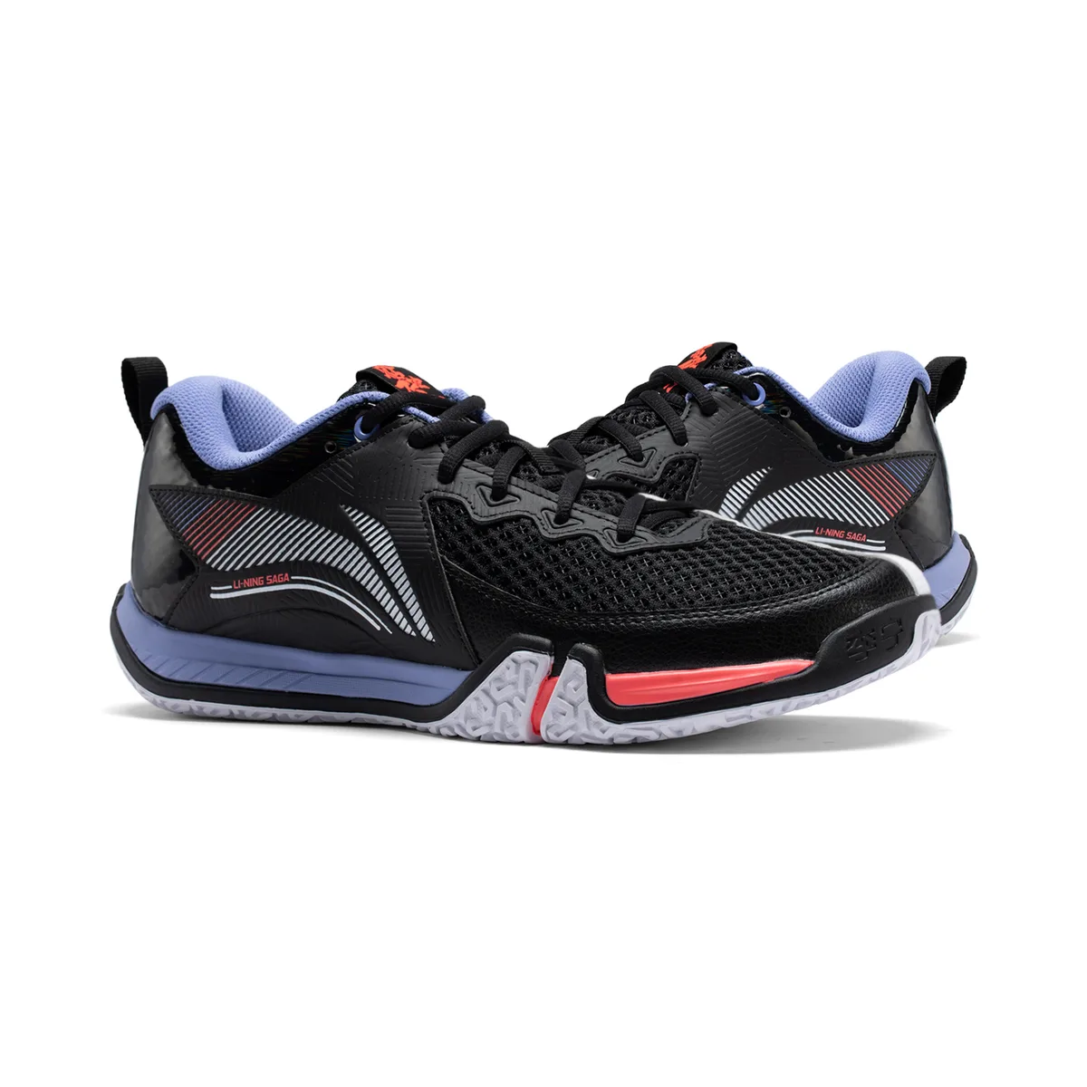 Кроссовки Li-Ning Saga II Lite AYTT003-1, черные с белым — фото 9