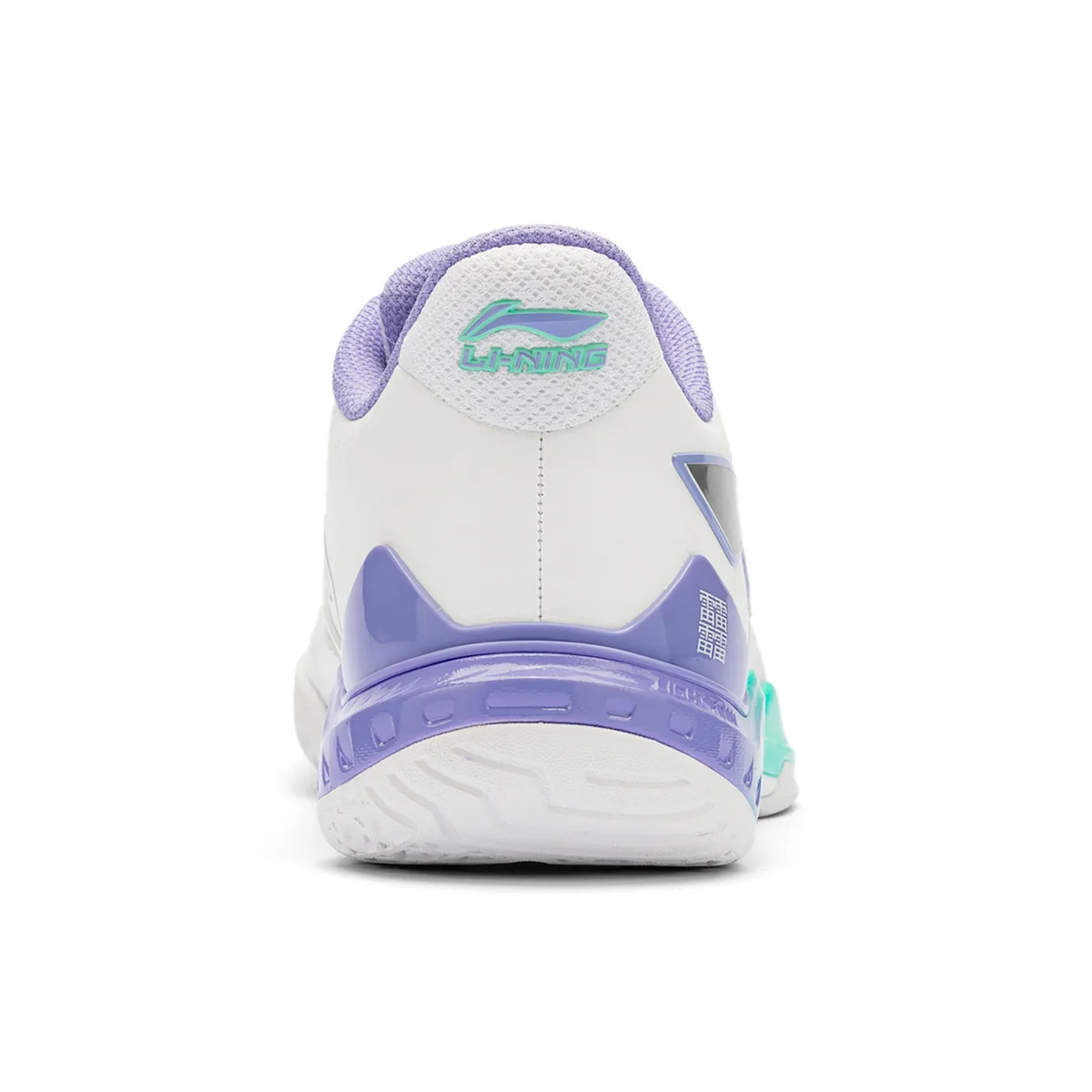 Кроссовки Li-Ning Yun Ting YT-01 AYZU017-1, белые с фиолетовым — фото 5