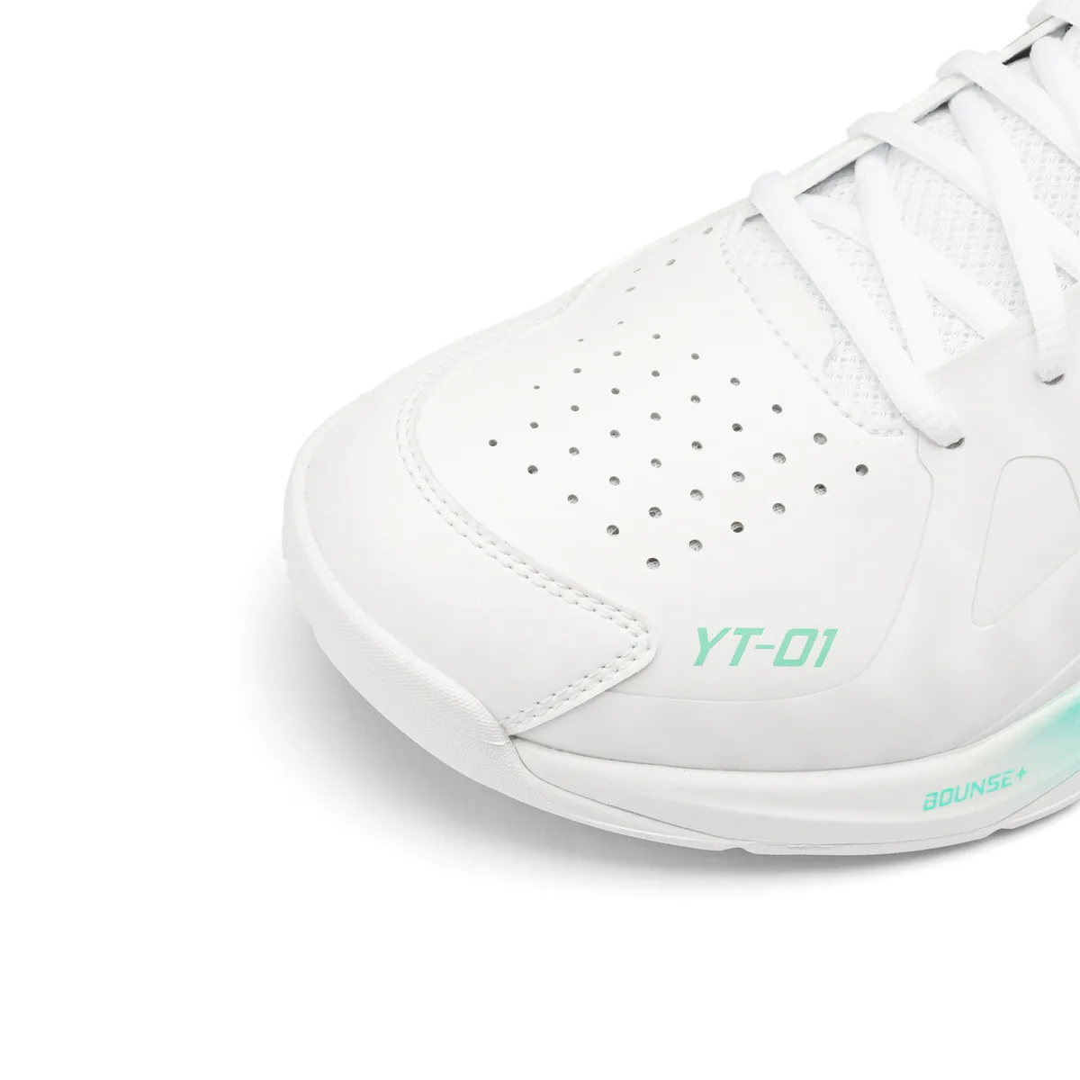 Кроссовки Li-Ning Yun Ting YT-01 AYZU017-1, белые с фиолетовым — фото 7