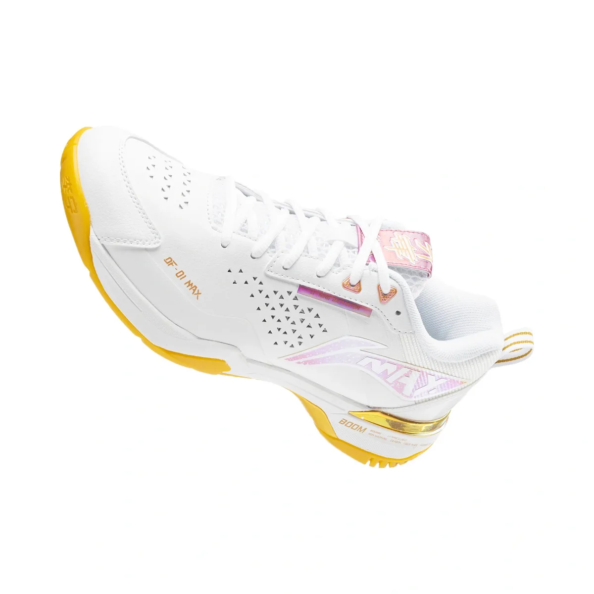 Кроссовки Li-Ning Blade DF-01 MAX AYAU003-1, белые с золотым — фото 7