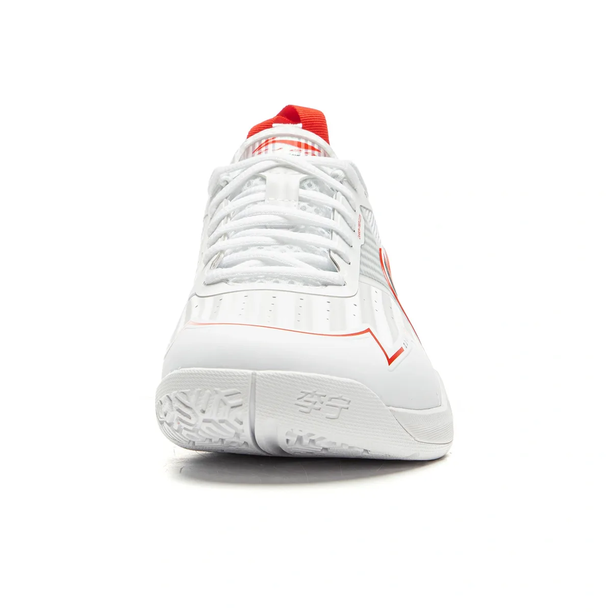 Кроссовки Li-Ning Halberd 2.0 AYZU019-1, белые с красным — фото 6