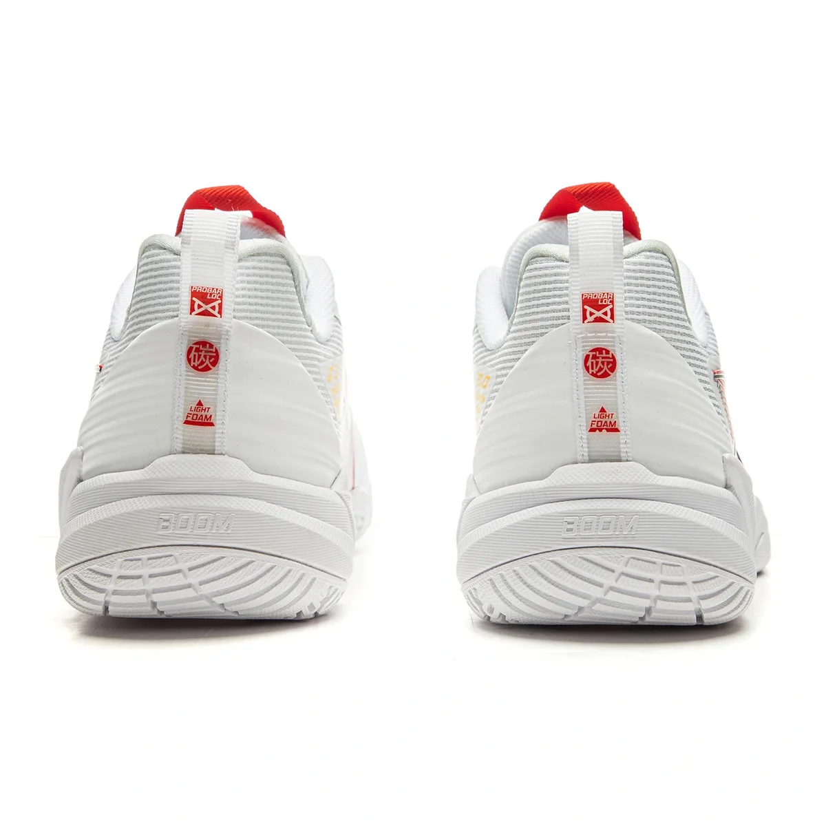 Кроссовки Li-Ning Halberd 2.0 AYZU019-1, белые с красным — фото 7