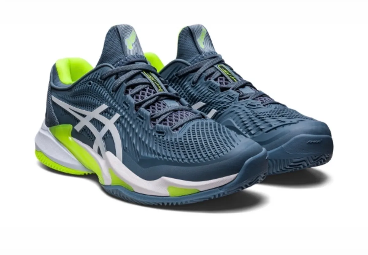ASICS COURT FF 3 CLAY Кроссовки мужские, серо-голубой — фото 6