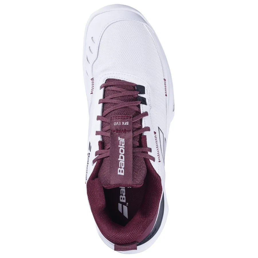 Babolat SFX EVO ALL COURT, цвет белый с бордовым