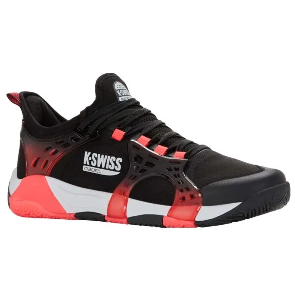 K-SWISS K-FRAME PADEL, цвет черный с ярко красным
