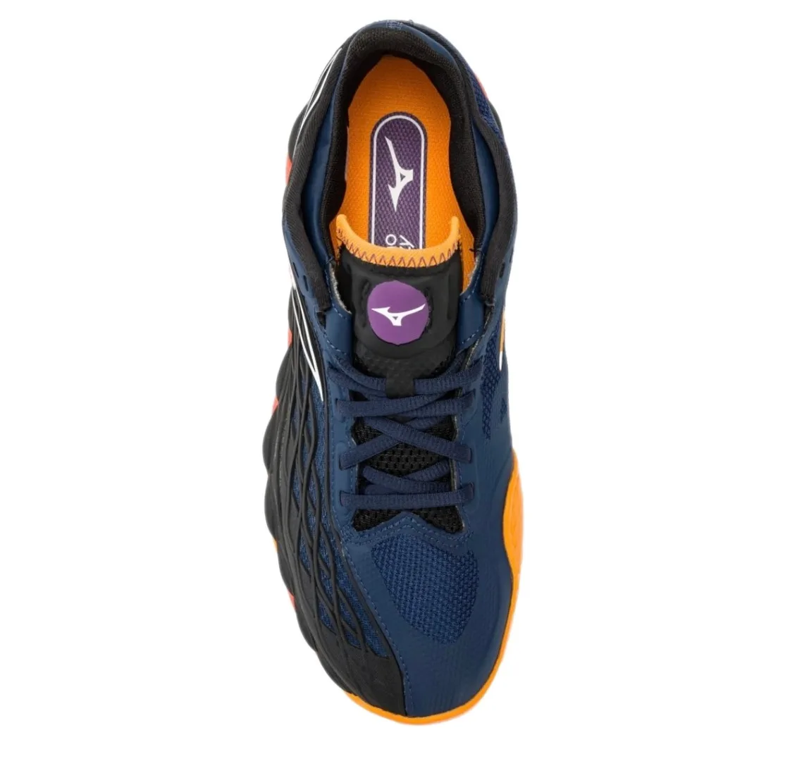 MIZUNO WAVE ENFORCE TOUR Кроссовки мужские, цвет темно-синий с оранжевым