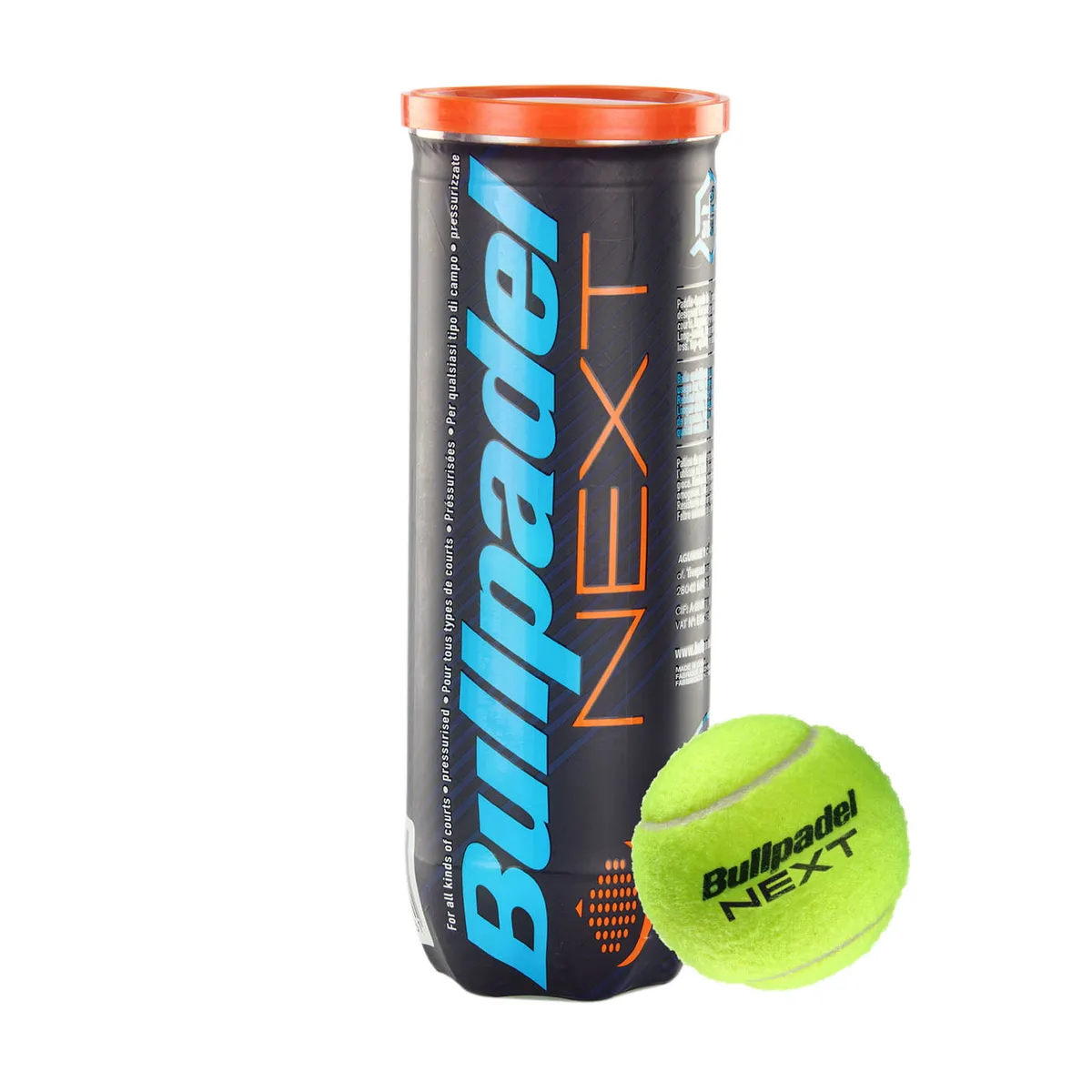 BULLPADEL NEXT Мяч для падела (3 мяча в банке)