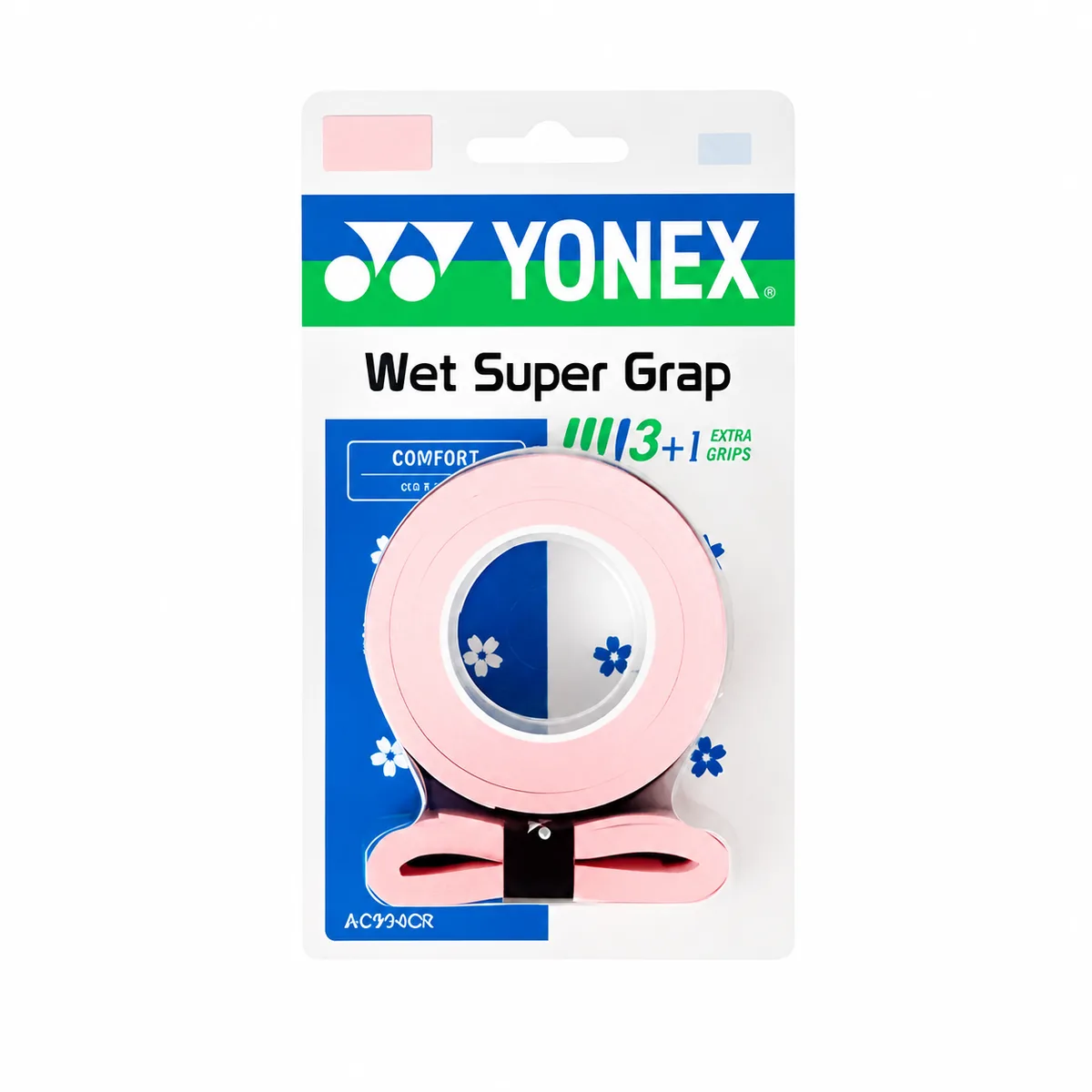 Yonex AC994CR Wet Super Grap Обмотка розовая (4 штуки в упаковке)