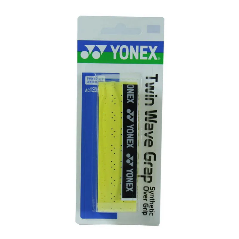 Yonex AC139EX TWIN WAVE GRAP Обмотка желтая для бадминтона, желтый