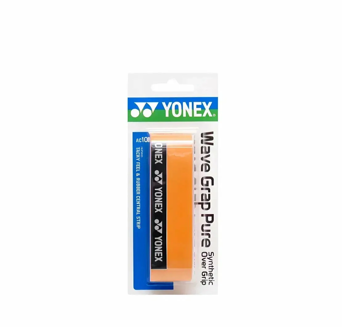 Yonex AC108WEX Wave Grap Pure Обмотка оранжевая для бадминтона
