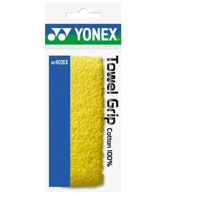 Yonex AC402EX Towel Grip Обмотка желтая для бадминтона, желтый