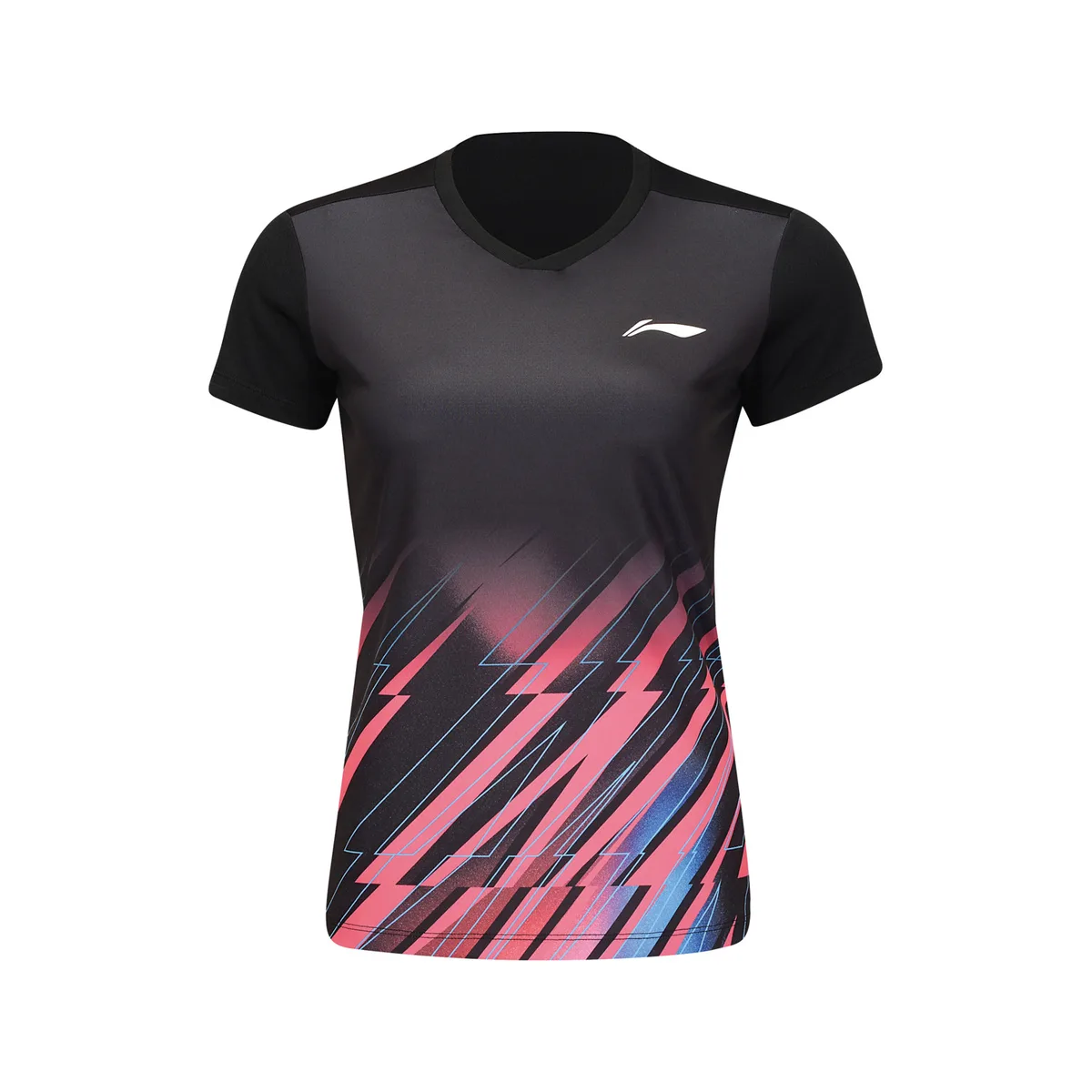 Li-Ning AATU032-1 Комплект женский футболка с шортами — материал футболка и шорты 100% полиэстер, подкладка 88% полиэстер…