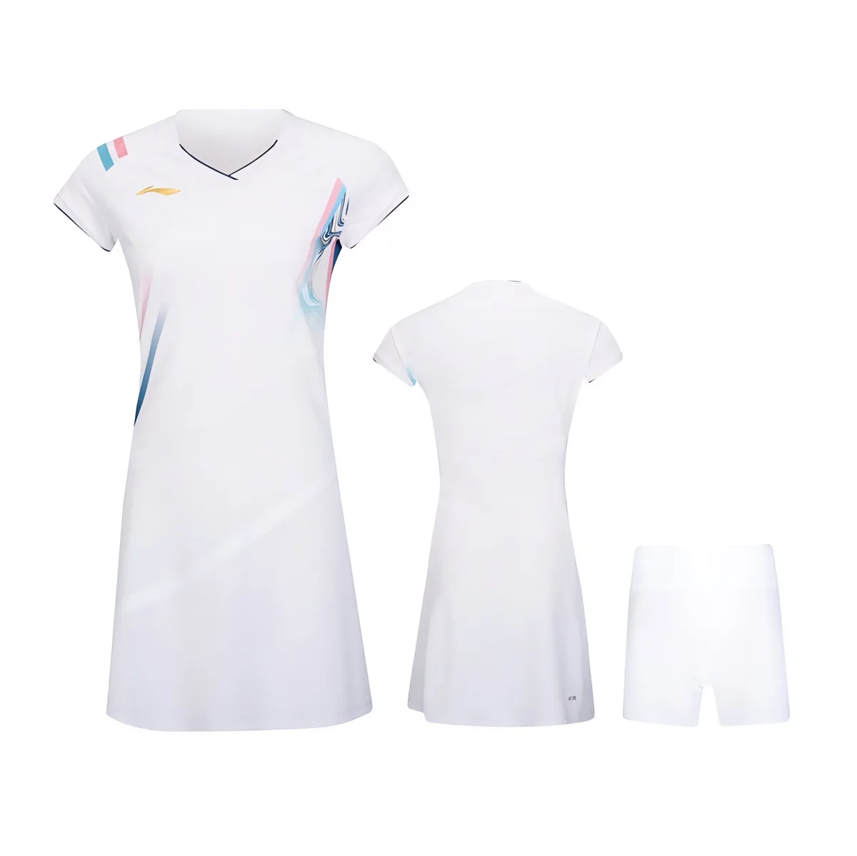 Li-Ning ASKV286-2 Платье с шортами — женская модель