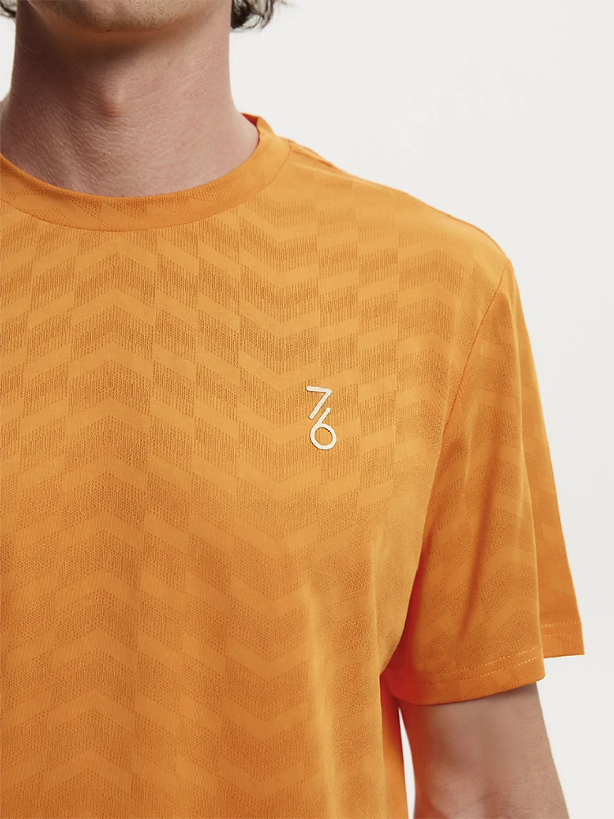7/6 Loddy T-shirt 2.0 Футболка мужская Ярко-оранжевый — материал 92% полиэстер, 8% эластан