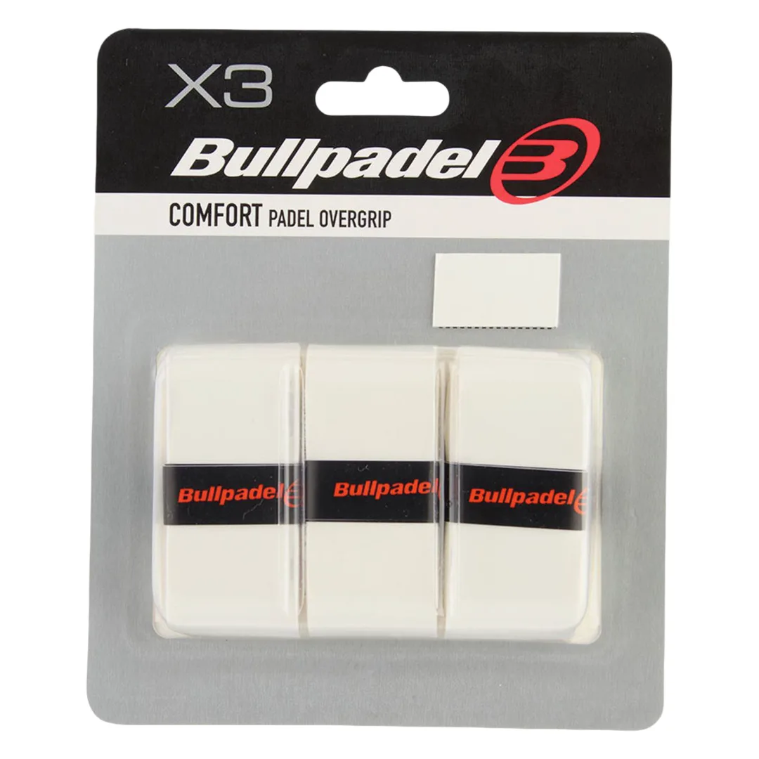 Обмотка Bullpadel GB1200 X3 белая, блистер на три штуки