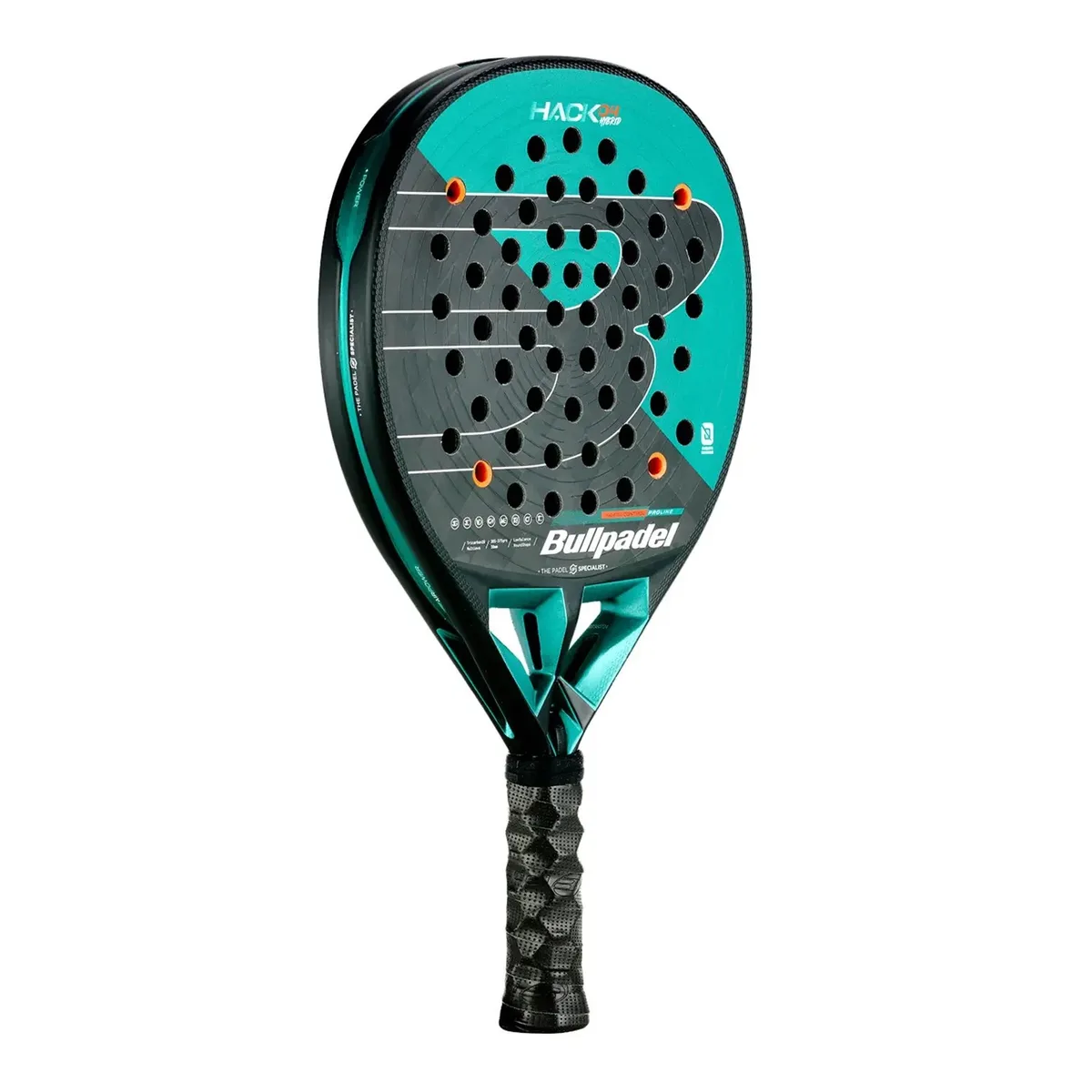 Bullpadel Hack 04 Hybrid — вес (365-370 г)