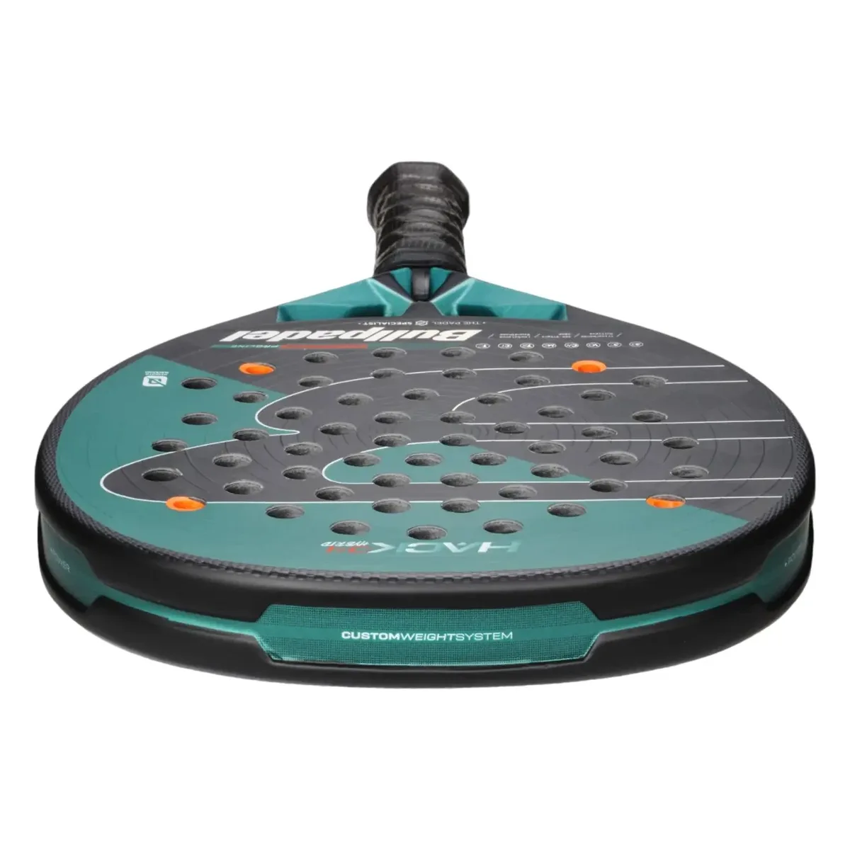 Bullpadel Hack 04 Hybrid — гибрид форма головы