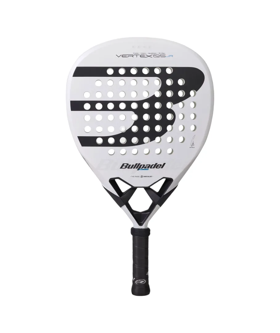 Ракетка для падела Bullpadel Vertex JR Boy 26, белая с черным