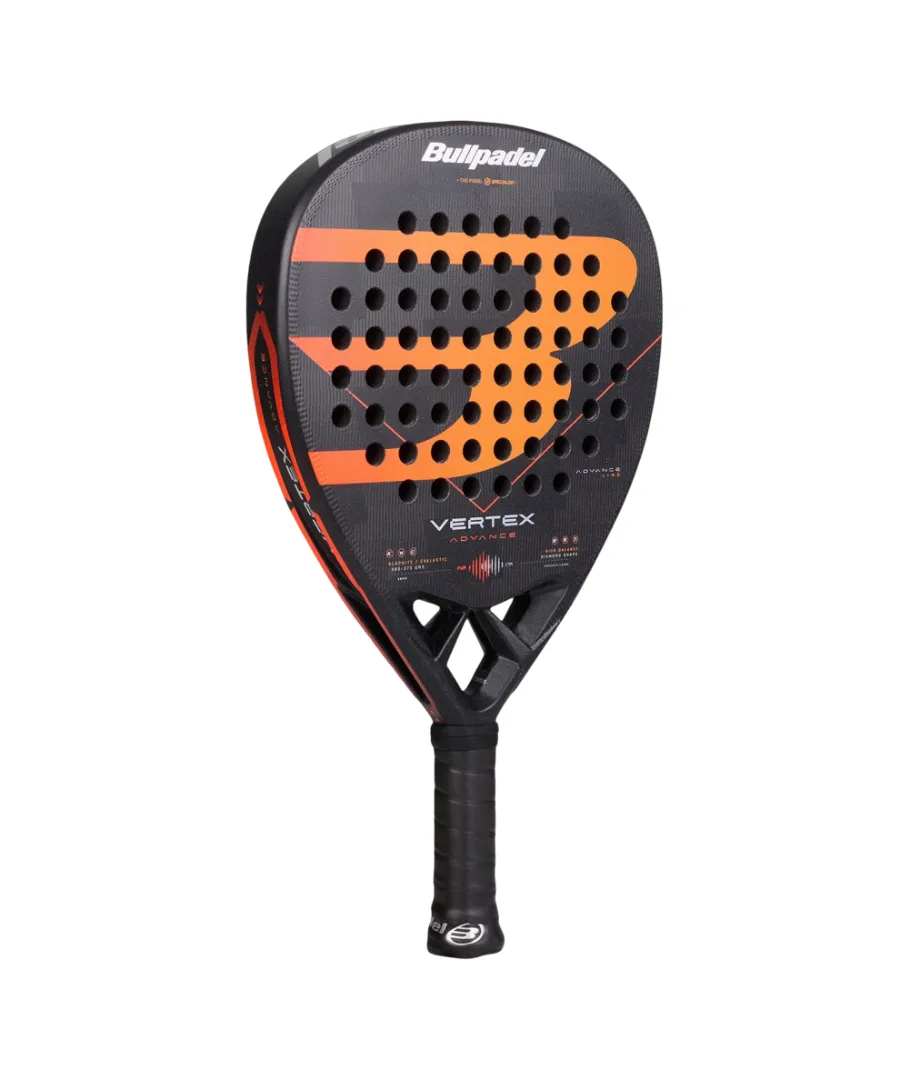 Bullpadel Vertex Advance — лицевая плоскость с перфорацией