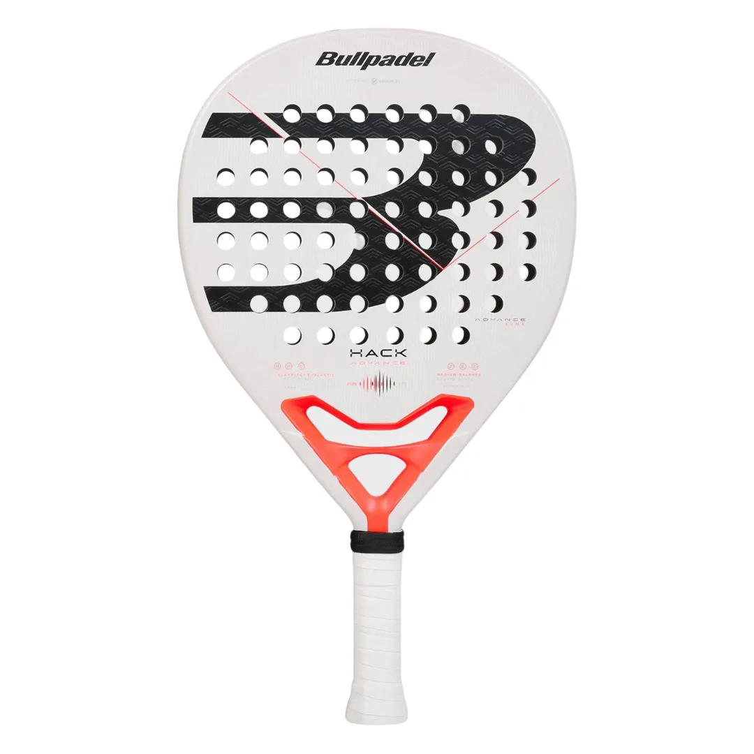 Ракетка для падела Bullpadel Hack Advance, белая