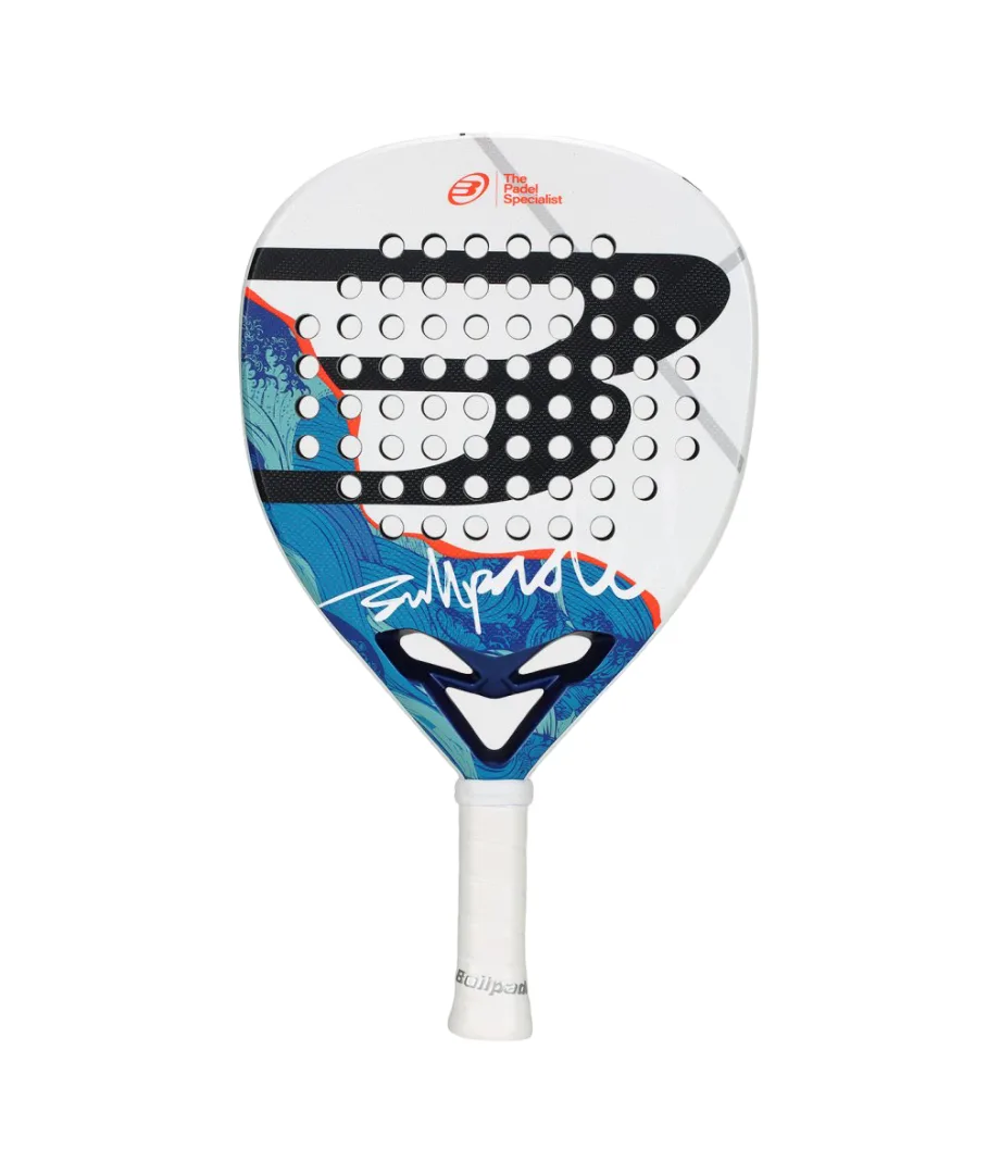 Ракетка для падела Bullpadel Ionic Power 26, белая с синим