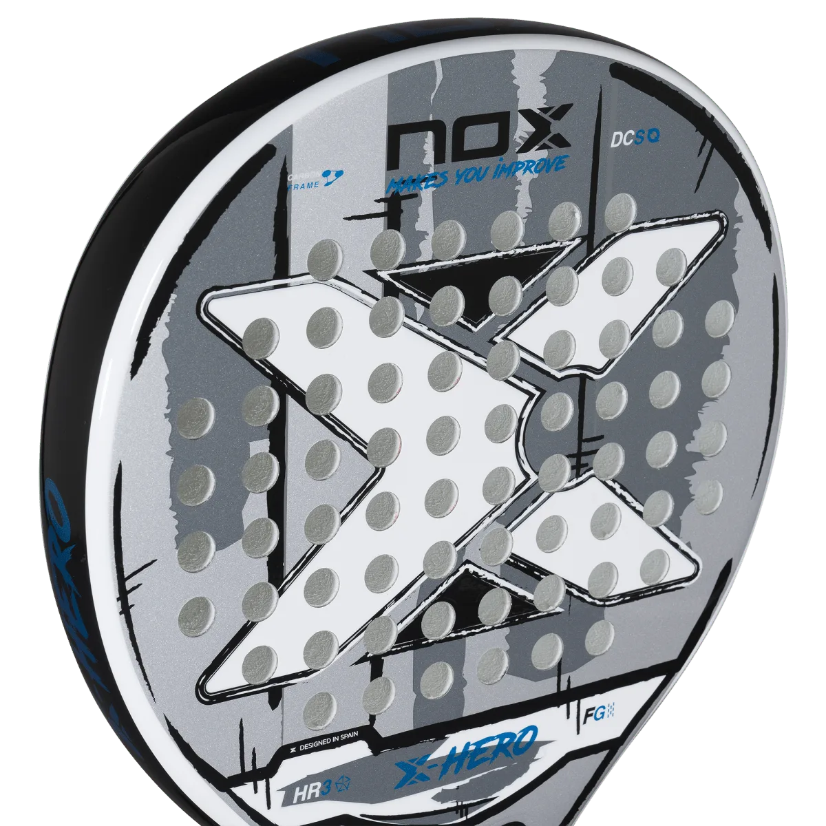 NOX X-Hero White — круглая форма головы