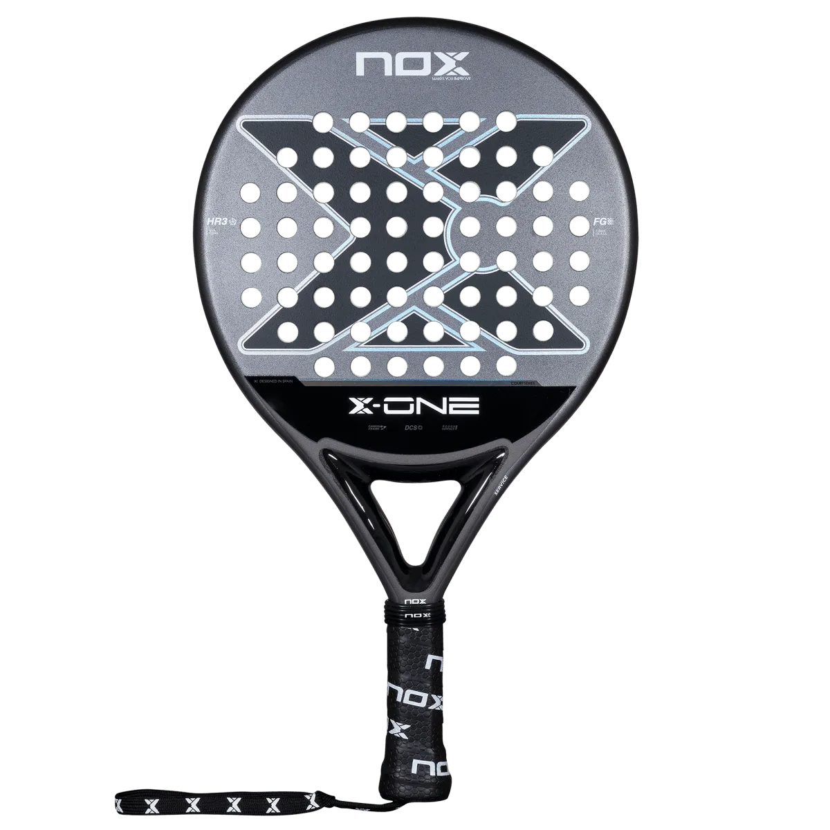 Ракетка для падела NOX X-One, темно-серая