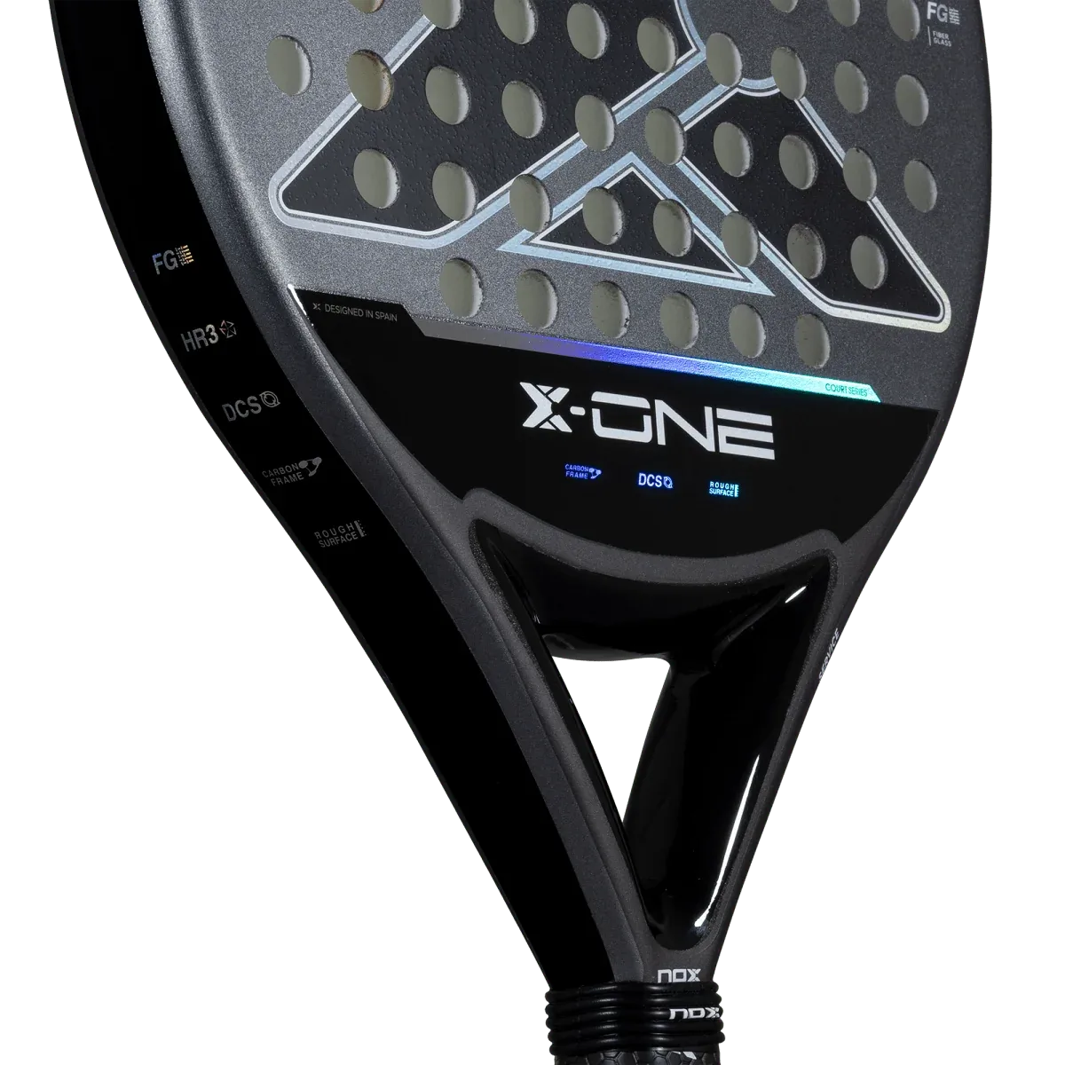 NOX X-One — фактура плоскости и надпись X-One