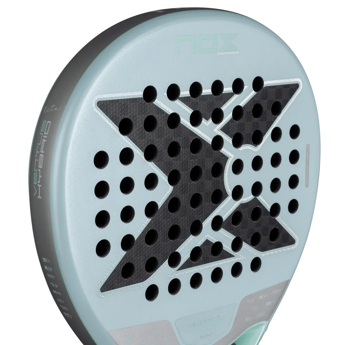 NOX Ventus 12K Hybrid Lite — верх плоскости и перфорация