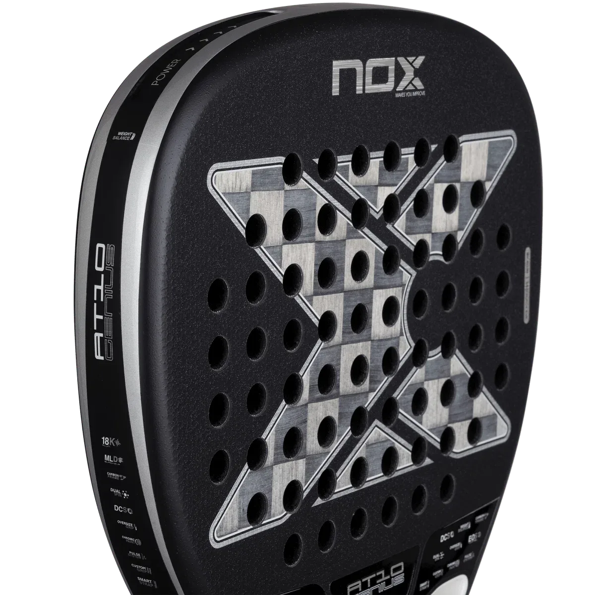 NOX AT10 Genius Attack 18K Alum — плоскость под углом