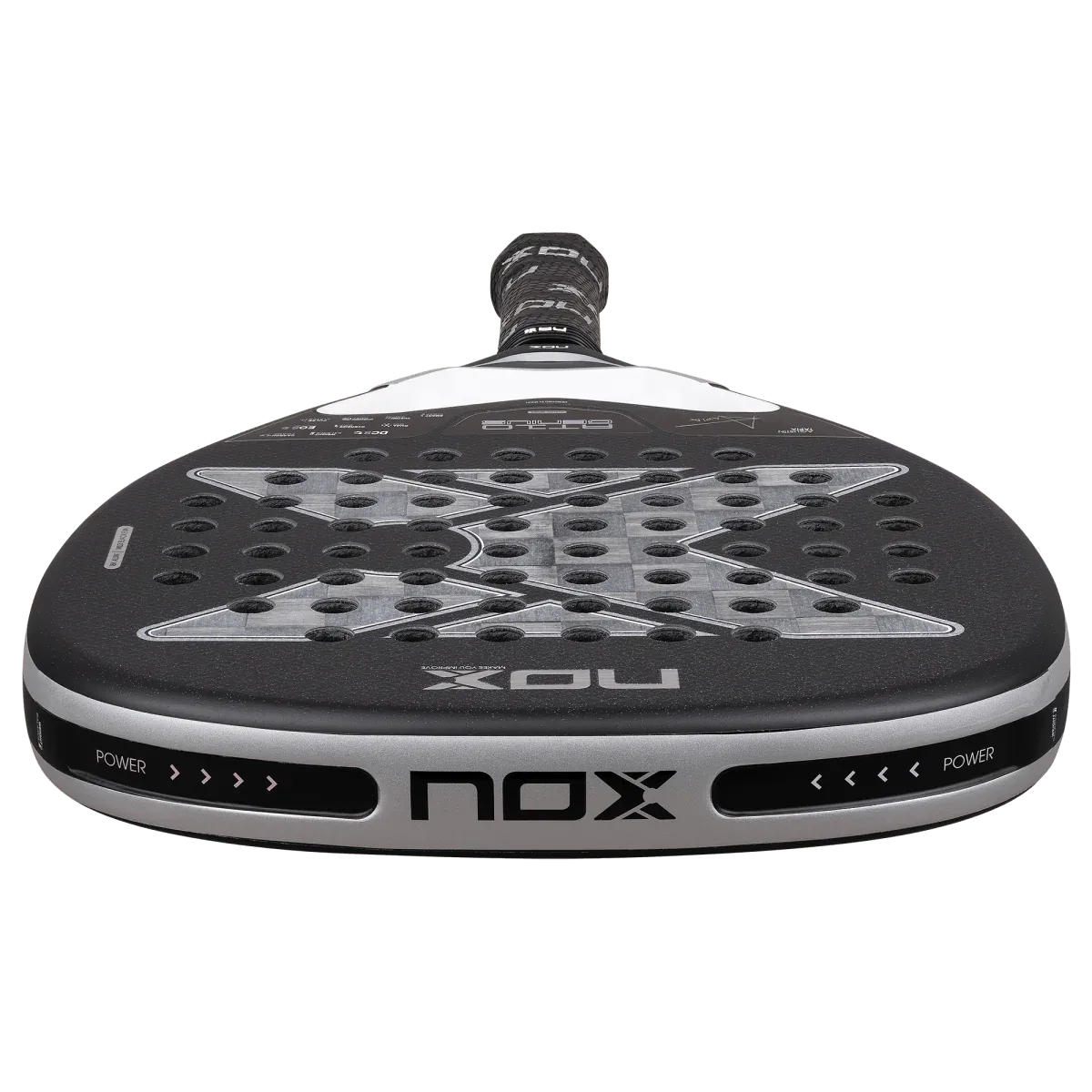 NOX AT10 Genius Attack 18K Alum — обод с надписью Power