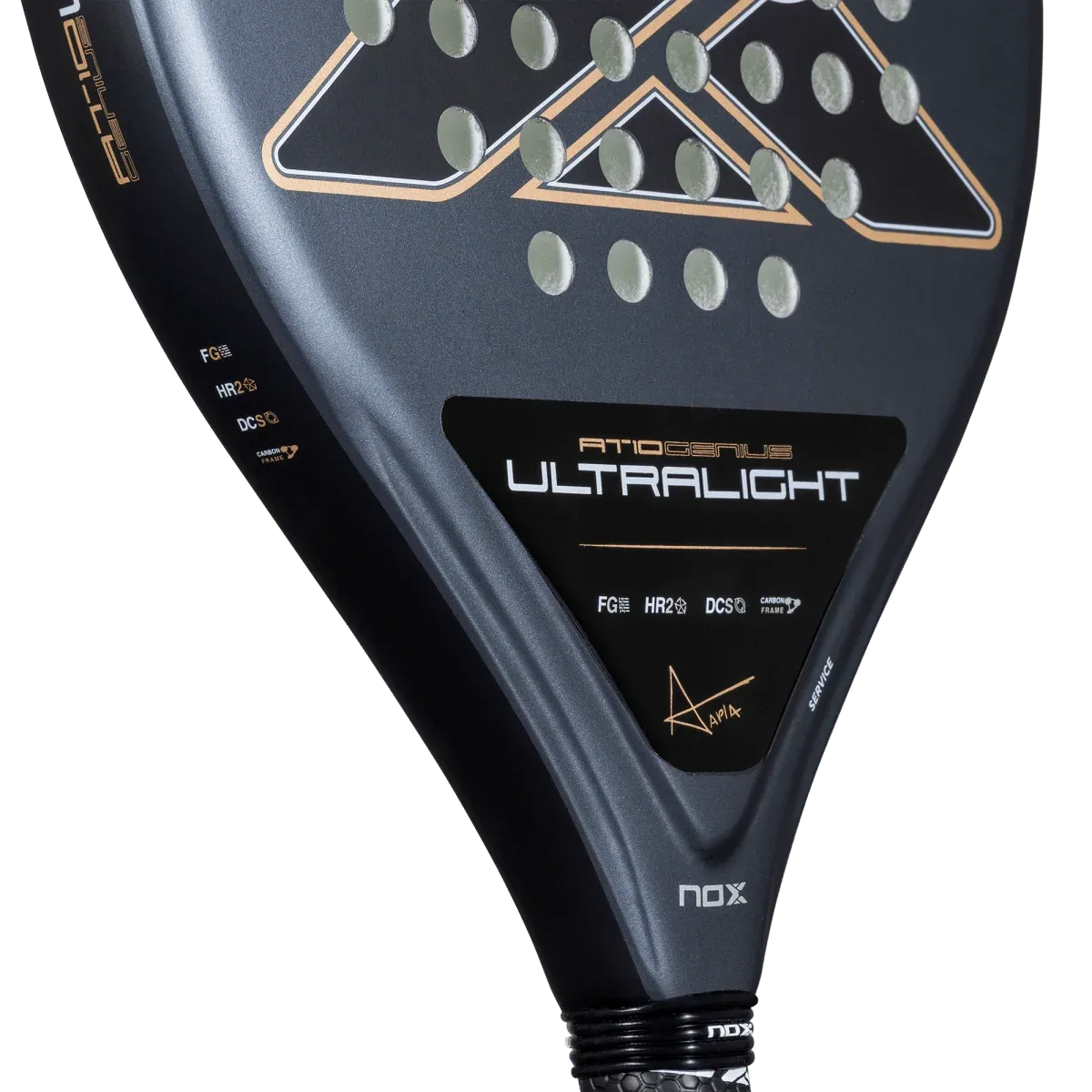 NOX AT10 Genius Ultralight — верх плоскости с надписью Ultralight