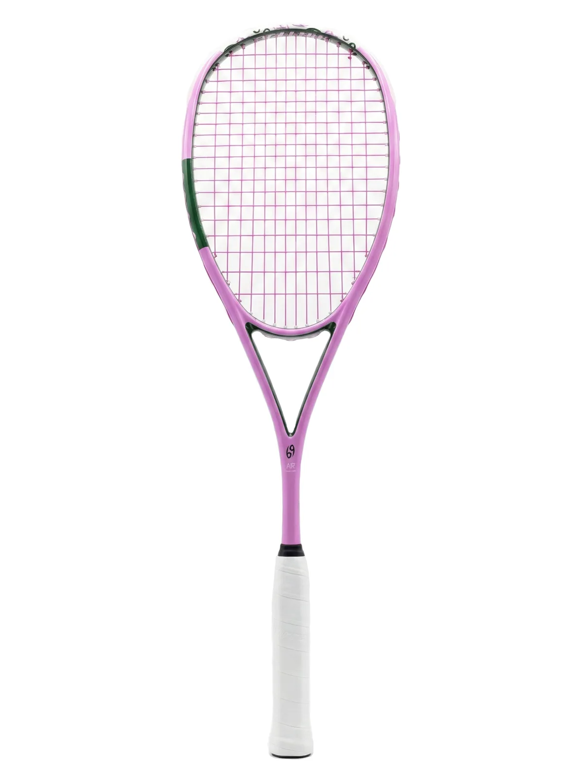 Ракетка для сквоша Harrow Vapor 110 Custom make love, розовый с зеленым