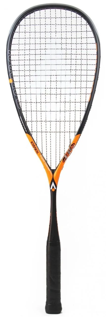 Ракетка для сквоша Karakal RAW 110 G, черно-белый с оранжевым