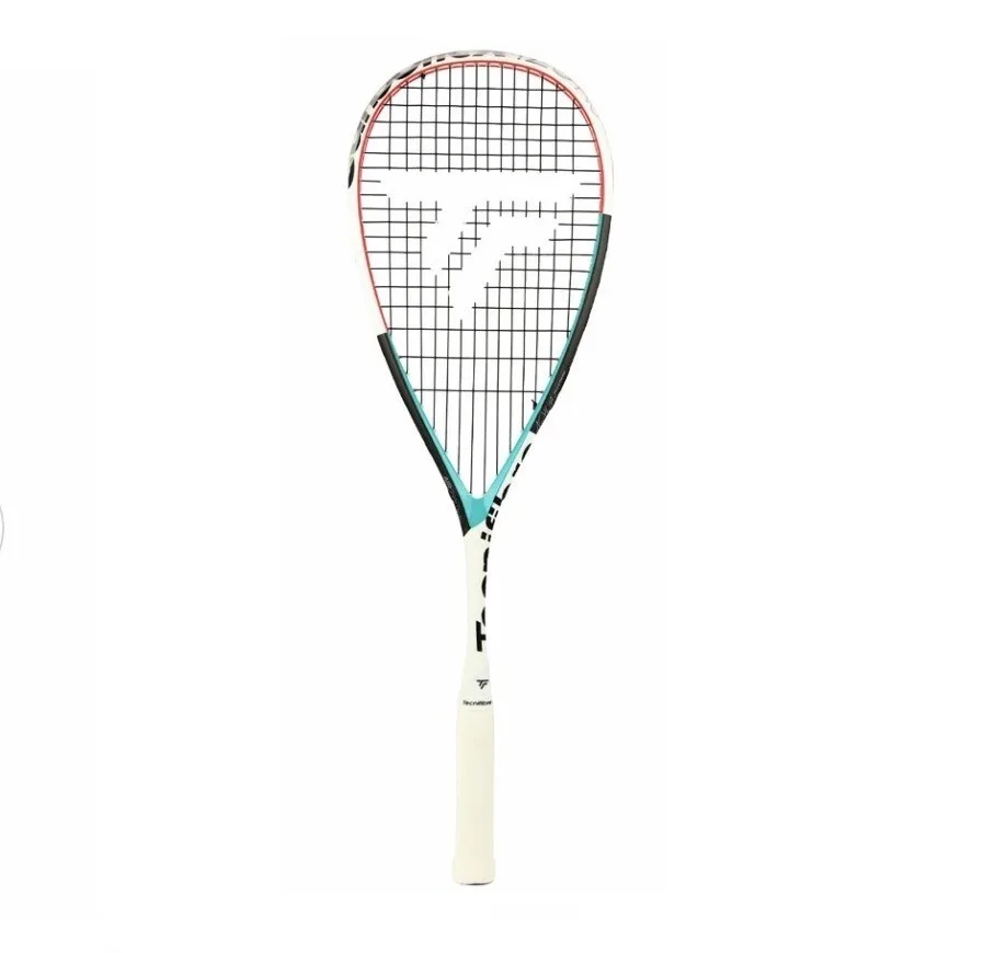 Ракетка для сквоша Tecnifibre Carboflex Airshaft 125 NS SMU, белый с черным и зеленым