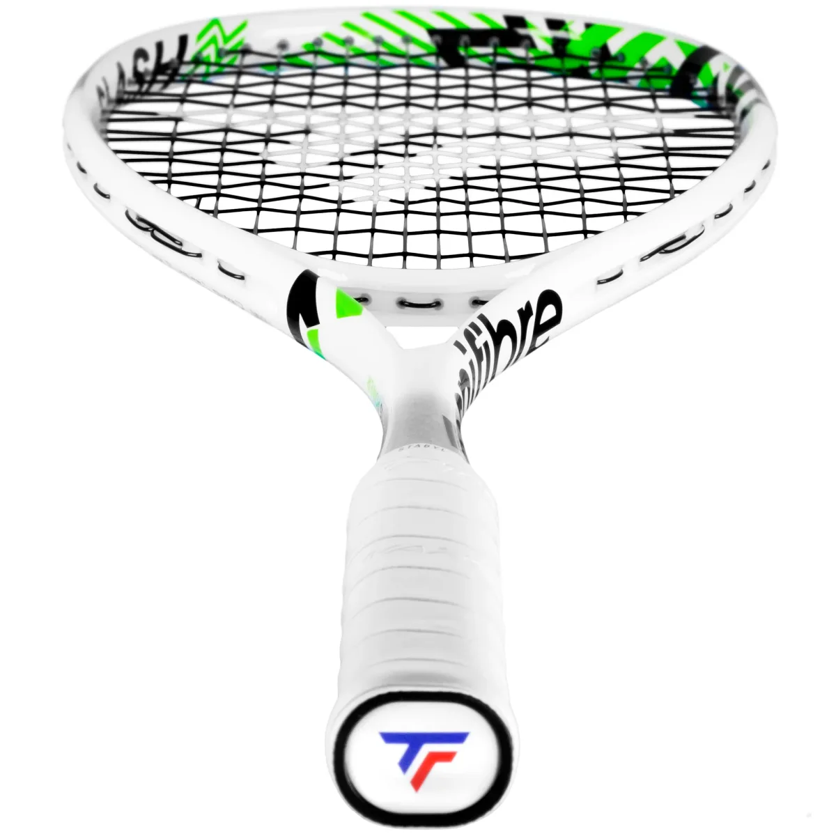 Tecnifibre Slash 135 Power — голова и ручка под углом